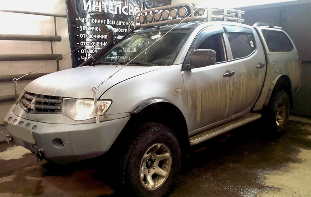 Mitsubishi L200 — увеличение мощности